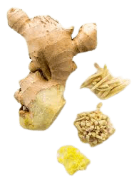 Grated ginger for digestion