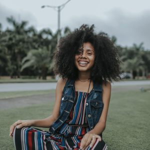 happy young woman happy young woman